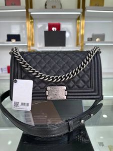 designer bag Original order quality Jumbo Double Flap Bag Luxury Designer 28CM 25CM 20CM Real Leather Caviar Lambskin Classic All Black Purse Quilted Handbag