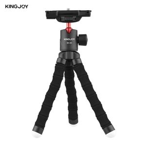 Tutucular Kingjoy Octopus Tripod, Döner Top Head ile Esnek Akıllı Telefon Kamerası için Soğuk Ayakkabı Telefon Klip KT500+BD50/KT660+BD50