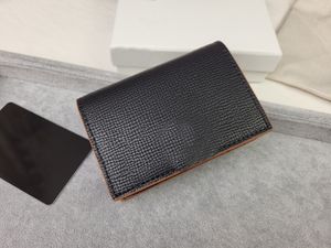 Brand Business Card Case Designer cardholder mini wallet Unisex Credit Card Holder Coin Purse Leather Stylish Driving License Original Box