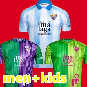 23 24マラガアウェイサッカージャージ2023 2024 cfマラギスタJcastro ontiveros juanpi maillots de foot shirt santos adrian away football uniform men kit kit