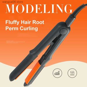ROZWIĄZANIE SPRAWADERÓW Profesjonalne prosty wyprostowane w kształcie litery U puszysty włosy korzenie rdzeniowe Curling Ceramiczny Curler do włosów z 5-biegową regulacją temperatury T231216