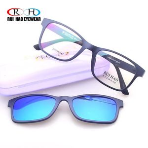 Moda Güneş Gözlüğü Çerçeveleri Optik Gözlükler Çerçeve Güneş gözlüklerinde klipsle Polarize Reçete Gözlükleri Çerçeveler Lensleri Özelleştirme 2075 231215