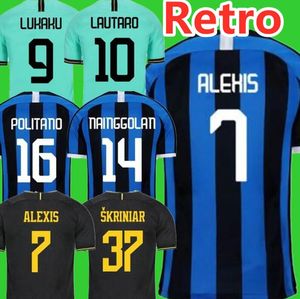 2019 2020 Retro Inter Soccer Jerseys 19 20 Lukaku Milan Barella Alexis Football Shirt 2021 2022 Godin Skriniar Kolarov d'Ambrosio Brozovic Lautaro Eriksen Away 3rd