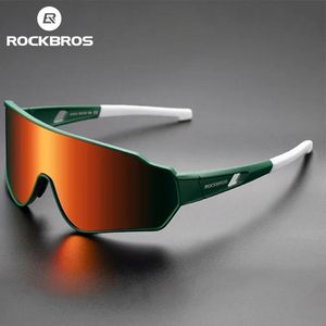 Occhiali ROCKBROS Occhiali da ciclismo Occhiali da sole Uomo Donna Occhiali da bici polarizzati fotocromatici UV400 Occhiali sportivi 2020 gafas mtb oculos ciclismo