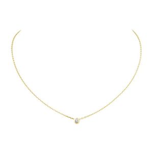 Дизайнерские ювелирные изделия Diamants Legers Ожерелья с подвесками Diamond D'amour Love Ожерелье для женщин и девочек Collier Bijoux Femme Brand J3011