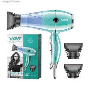 Electric Hair Dryer VGR Hair Dryers 2400W High-power Multi-speed Hot and Cold Air Temperature Adjustment Constant Temperature High Wind Hair Dryer T231216