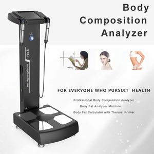 2024 novo modelo gs6.5 preto bioelétrico impedância composição corporal medida 2 impressora analisador de saúde gorda para índice corporal múltiplo
