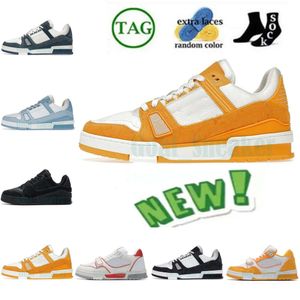 Designer Sneaker Virgil Trainer Casual Shoes Low Tops Calfskin Leather Abloh White Green Red Blue Overlays Platform Outdoor Mens Womens Trainer Sneaker