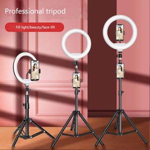 Holders Professional Tripod For Phone With Ring Light Remote Control For Live Video Photography Stable Selfie Tripods Mobile Holder Lamp