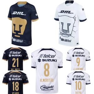 Männer UNAM Club Team 8 TABO Fußballtrikots 19 FERNANDEZ 12 HUERTA 15 RIVAS 10 SALVIO 16 ALDRETE DEL PRETE 9 DINENNO 2 BENNEVENDO 6 SILVA Fußballtrikot-Kits High/Top 23/24