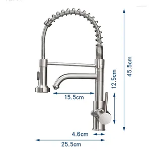 Rubinetti per lavandino del bagno Vidric Rubinetto da cucina filtrato Rubinetto dell'acqua Purificatore in ottone Doppio spruzzatore Miscelatore per recipienti potabili Torneira