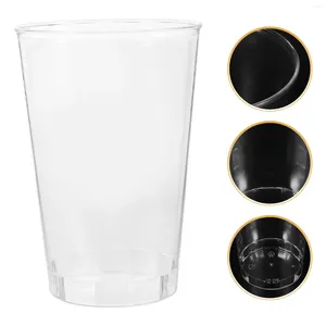 Wine Glasses 50pcs Hard Plastic Clear Party Tumblers Reusable Cups Drinking Water