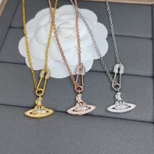 Fashion brand designer pendant necklace Luxury women's jewelry metal chain