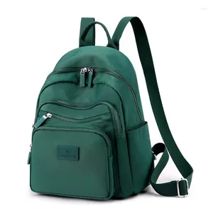School Bags Fashion Multi-layer Women Backpacks Light Weight Student Book Bag Waterproof Nylon Travel Knapsack Teenager Girl Hool Rucksack