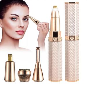 Eyebrow Trimmer Electric Eyebrow Razor Automatic Electric Eyebrow Trimmer Eye Brow Shaper Pencil Face Hair Remove Nose Hair Shaving Epilator 231216