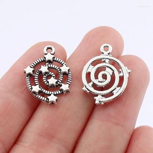 Pendentif Colliers 50 X Antique Argent Couleur Galaxy Star Univers Spirale Vortex Charms Pendentifs Pour Collier De Bricolage Fabrication De Bijoux Trouver