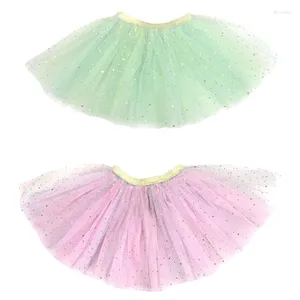 Spódnice malucha dziewczyna tiulowa spódnica z cekinami księżniczka balety taneczne sukienka taneczna