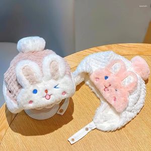 ベレット冬のぬいぐるみビーニーキャップポンポムボンバーハット幼児耳の保護ボンネットかわいいバックル付きのかわいいイヤーフラップ