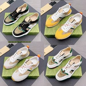 Män ess casual skor designers sneakers plattform loafers chaussures tvättade jacquard denim broderi ränder sporttränare mode lyxiga läger storlek 38-45