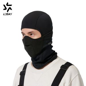 Cycling Caps Masks LDSKI Ski Mask Men Full Face Balaclava Cap Snow Gear Women Neck Warmer Snowboard Breathable Dry Bandana Cycling Headscarf 231216