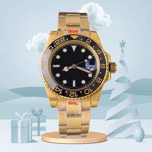 Z pudełkiem Wysokiej jakości luksusowe zegarek 40 mm szafir szklarski China 2813 ruch mechaniczne automatyczne zegarki męskie Wodoodporny sport Super Luminous Man Watchs