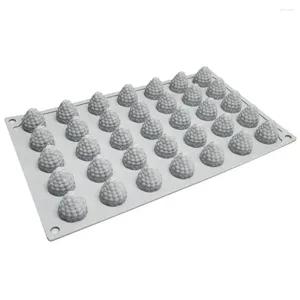Baking Moulds Raspberry Shaped Silicone Mold 35-cavity For Diy Cake Decorating Fondant Chocolate Candy Jelly