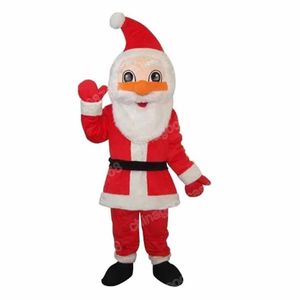 Jul Santa Claus Mascot Costume Halloween Fancy Party Dress Cartoon Character Outfit Suit Carnival Unisex vuxna storlek födelsedag utomhus outfit