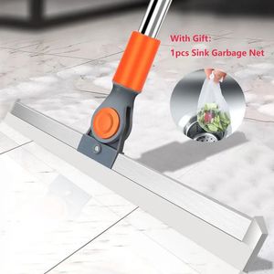 Mops Magic Broom Sweeping 180° Rotatable Squeegee Floor Cleaning Wiper Bathroom Clean Scraper Countertop Brush Tools 231216