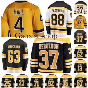 Gaoxin Hockey Jersey Boston David PastraK Brad Marchand James Van Riemsdyk Coyle Matthew Poitras Trent Frederic Morgan Geekaie Charlie McAvoy