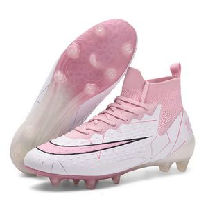 High Top Fußballschuhe Neu Rosa Blau Lila AG TF Fußballschuhe Jugend Damen Herren Trainingsstollen