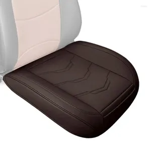 Bilstolskydd Wrap Around Bottom Cover Vehicle Front Leather Cusion Pads Universal Auto Interior Accessoarer för SUV Racing