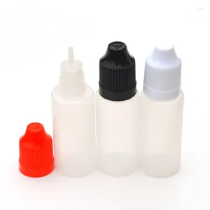 Бутылки для хранения, 100 шт., многоразовые, 20 мл, пустые мягкие полиэтиленовые пластиковые бутылки-капельницы с защитной крышкой для детей, для эфирного масла, парфюмерной жидкости, флакона с иглой