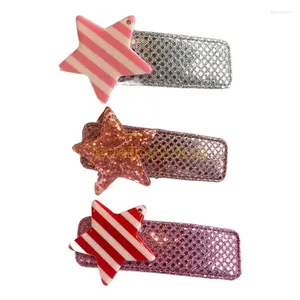 Hair Clips Hairpin Niche Design Y2k Female Bangs Side Clip Headdress C9GF