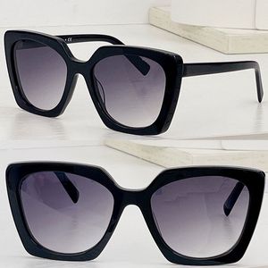 Óculos de sol de marca masculina para homens e mulheres com estilo retro fibra de acetato moldura preta gradiente lentes roxas UV400 óculos de sol modernos e elegantes SPR23Zs