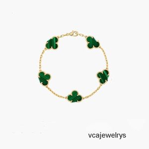 Дизайнерские браслеты Van Clover, браслеты van clover, модный браслет для девочек и женщин, 18-каратное золото, серебро, черный, белый, красный, зеленый, брендовый браслет мы