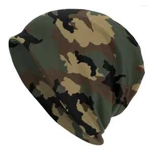 Berets Original Woodland Camo Bonnet Hat Knit Hats Men Women Cool Adult Military Army Camouflage Winter Warm Skullies Beanies Caps