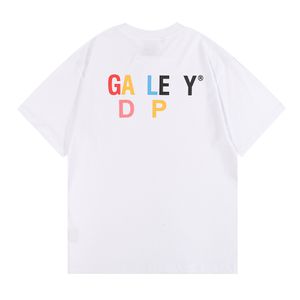 Designer-T-Shirt für Herren und Damen, kurzärmelig, luxuriöses Design mit Buchstabendruck aus reiner Baumwolle in Farben