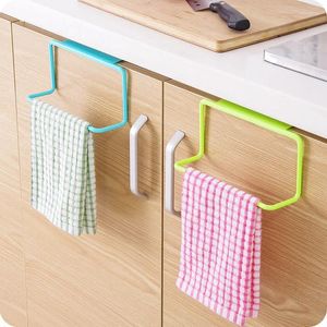 Kitchen Storage Towel Organizer Rag Rack Drain Dry Hanging Holder Bathroom Cabinet Cupboard Hanger Shelf Supplies Accessories