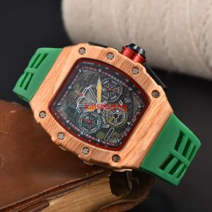 Men's Fashion watch High Quality Watch Rubber strap Sports Watch Date Display Waterproof casual All-in-one watches des