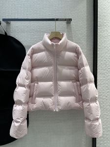 Milan runway feminino para baixo parkas 2023 novo inverno gola manga longa marca mesmo estilo casacos jaquetas de grife feminino 1217-8