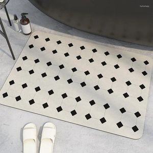 Badmattor badrum absorberande och lätt att torka matta enkel modern hemdekoration inträde