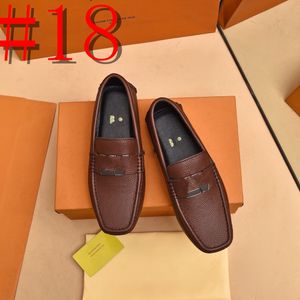 38 Model lyx varumärke mode mjuk mockasins män designer loafers hög kvalitet äkta läderskor mens lägenheter mocka körskor blå storlek 38-46