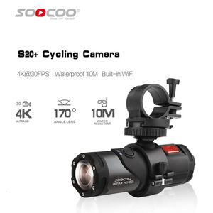 Спортивная экшн-видеокамера Мотоциклетный шлем 4K Рыбалка Подводная камера Съемка камеры для корпуса пистолета SOOCOO S20 plus Велосипед Водонепроницаемый 231216