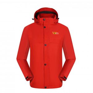 1. FC UNION BERLIN MÄNGAR JACKE LEASURE TRESS JACKE Outdoor Mountaineering Jacket Vattentät varm sport Spring Outing Jacket Män och kvinnor