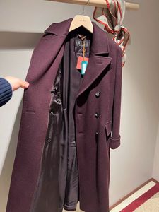 Women Coats Autumn i Winter Loro Cashmere Purple Coats Piana