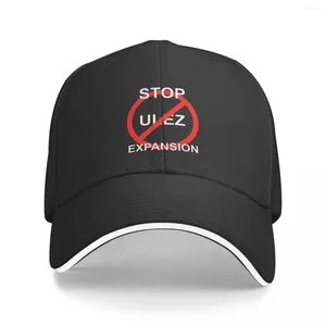 Ball Caps Stop ULEZ Expansion (white Text/font) Baseball Cap Rave Christmas Hats Beach Hat For Man Women's