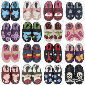 Flache Schuhe Carozoo Lovely Styles Baby Plippers Jungen Lauflernschuhe Kuhleder Bebe Prewalker für Mädchen 231216