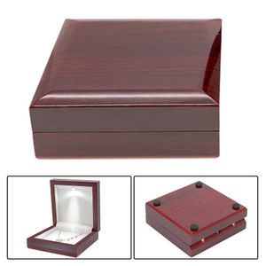 Jewelry Boxes Wrist Watch Box Watch Holder Storage Case Organizer Wood LED Lighted Necklace Gift Box Soft Plush Tray Anniversary Jewelry Case 231216