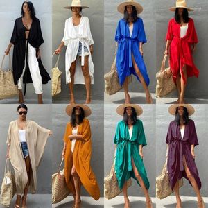 Roupas de banho femininas vendendo cardigã saia de praia biquíni biquínia longa maiúsora de banho de roupa solar roupas de proteção de férias roupas de férias