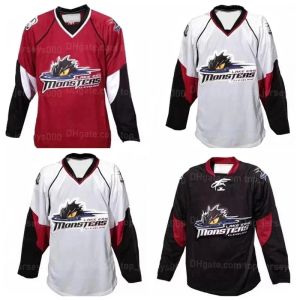 Maglia da hockey personalizzata retrò Cleveland Lake Erie Monsters cucita taglia XXS-6XL Qualsiasi nome e numero Maglie di alta qualità